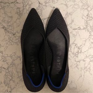 Rothys Black Pointed Flats